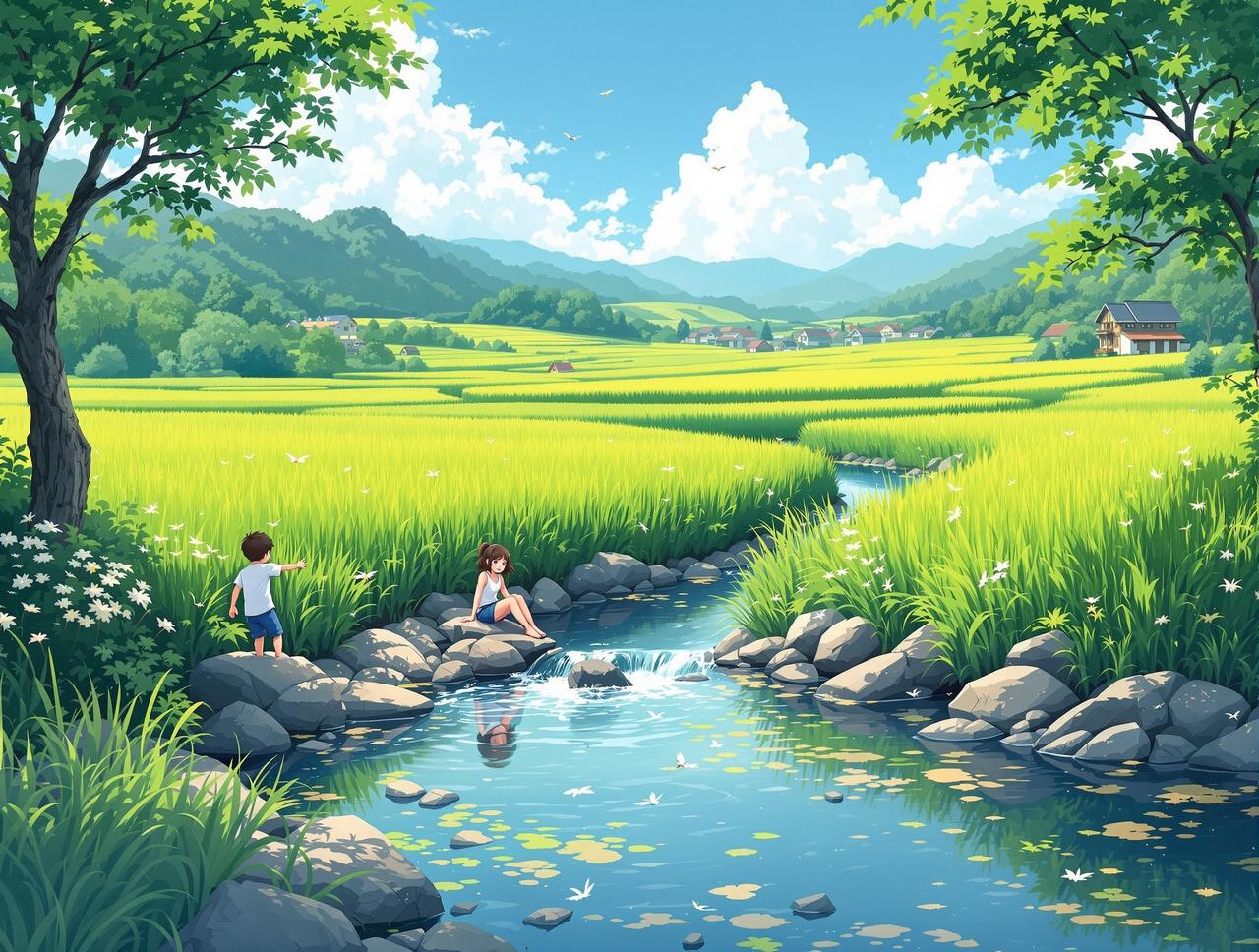 短剧影视 - 蝉鸣之时 - 夏日乡村成长记